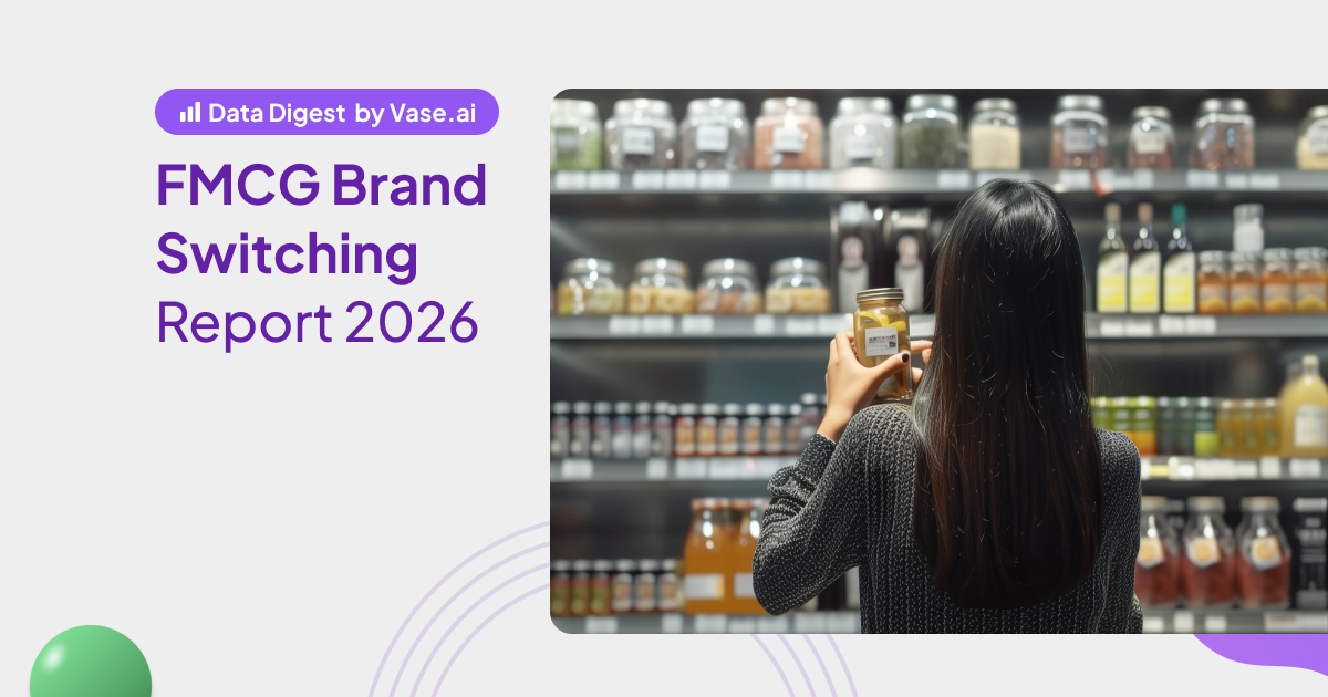 Vase.ai Data Digest FMCG 2026 report: 83.3% of Malaysian shoppers changed at least one FMCG brand, with data on spending, promotions and category switching